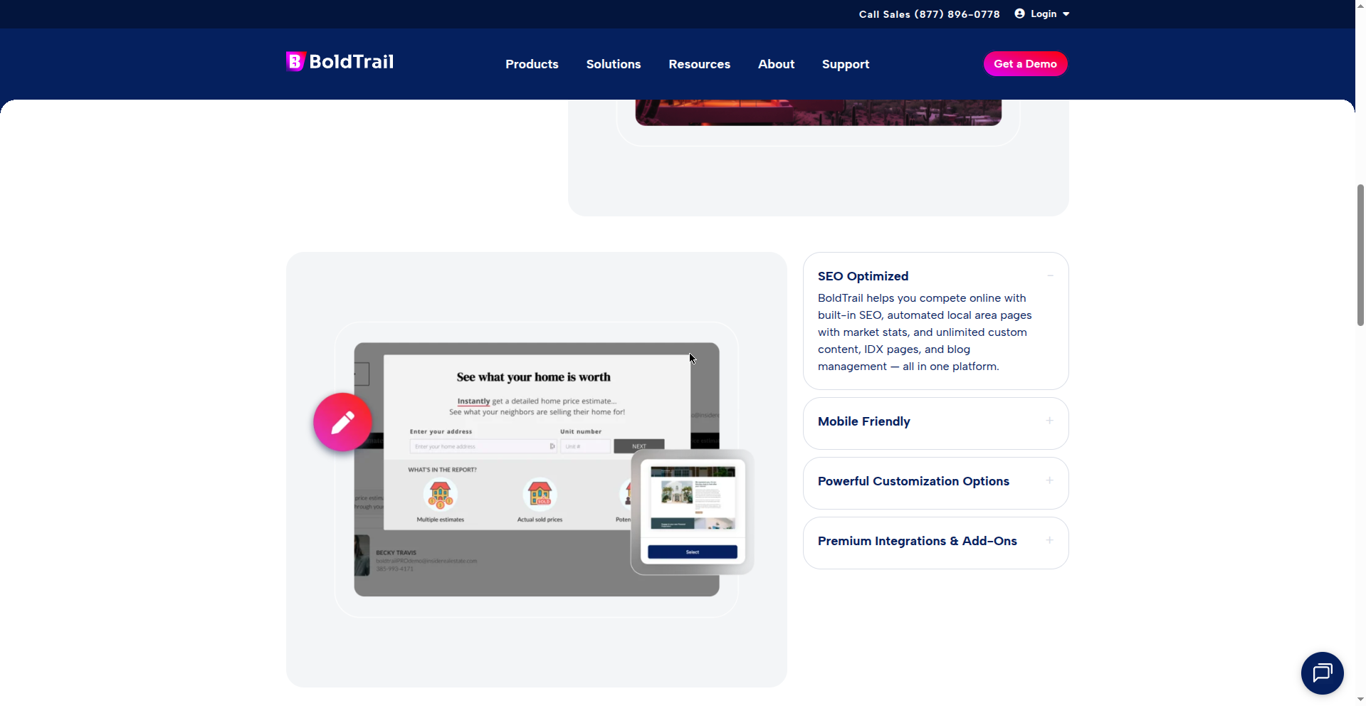 BoldTrail IDX website — vendor-official public product image