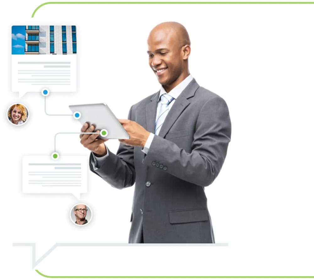 IXACT Contact lead-generation feature graphic — vendor-official public product image